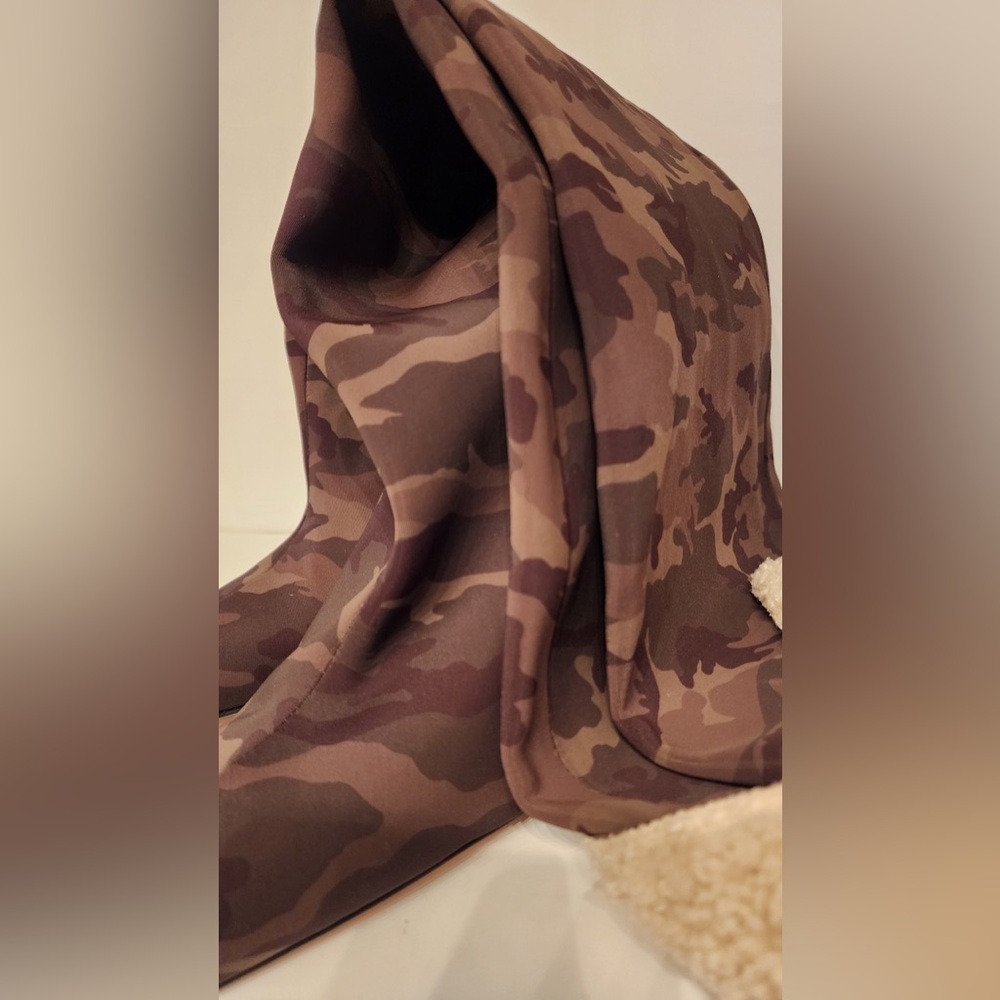 Good American Camo Over The Knee Boots Size 11 Thigh High Heeled Boots - Picture 4 of 8